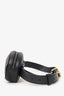 Gucci Black Chevron Leather Marmont Belt Bag