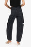 Agolde Grey Cut-Out Jeans Size 24