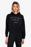 Louis Vuitton 2020 Black/ Grey Graphic Logo Icon Hoodie Size S
