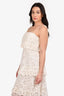Zimmerman White Lace Tiered Midi Dress Size 1