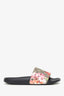 Gucci Bloom Floral Coated Canvas Slides Size 38