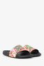 Gucci Bloom Floral Coated Canvas Slides Size 38