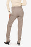 Roland Mouret Beige Slim Leg Size 10