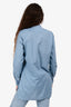 Dries Van Noten Blue Cotton Button Down Shirt Size 36
