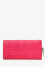 Christian Dior 2012 Pink Cannage 'Lady Dior' Wallet on Chain