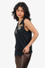 Dolce & Gabbana Black Sleeveless Embellished Top Size 42