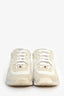 Pre-Loved Chanel™ White Suede/ Leather CC Sneakers (As Is)