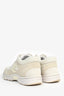 Pre-Loved Chanel™ White Suede/ Leather CC Sneakers (As Is)