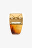 Louis Vuitton Brown Tortoiseshell Resin Gold Toned 'Lock Me' Ring Size L