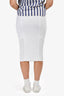 Jonathan Simkhai White Knitted Midi Skirt Size XS