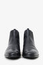 Prada Black Saffiano Leather Chelsea Boots Size 7 Mens