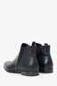 Prada Black Saffiano Leather Chelsea Boots Size 7 Mens