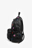Saint Laurent 2016 Black Leather Multicolour Glitter Star Backpack
