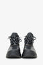 Maison Margiela Black Leather Lace-Up Boots Size 37.5