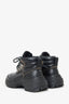 Maison Margiela Black Leather Lace-Up Boots Size 37.5