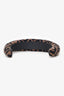 Fendi Brown Wool FF Zucca Pattern Hairband