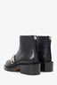 Givenchy Black Leather Laura Chain-trimmed Ankle Boots Size 36