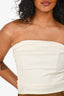 Majorelle White Cotton Strapless Tube Top Size XS
