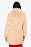 Apparis Cream Faux Fur Coat Size XS