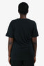 Gucci Black Logo Sequin T-Shirt Estimated Size M