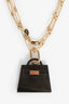 Hermes Lacquered Amulette Kelly Pendant Necklace