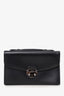 Asprey Black Bull Leather Small Briefcase with Strap