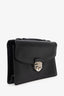 Asprey Black Bull Leather Small Briefcase with Strap