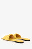 Bottega Veneta Yellow Leather Padded Sandals Size 41