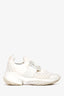 Roger Vivier White Leather Viv' Run Sneakers Size 41