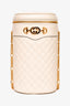 Gucci White Leather Trapuntata Zumi Crossbody Bag