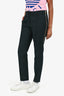 Alexander Wang Black Zip Detailed Slim Fit Pants Size 2