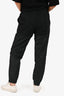 Sacai 2021 Black Belted Track Pants Size 2