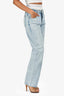 Alexander Wang Blue Denim Double Layer Jeans Size 25