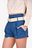 Sea New York Navy High Waisted Shorts Size 0 with Belt
