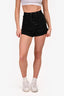 Self-Portrait Black Lace Up Detailed Shorts Size 2 US