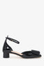 Christian Dior Black Patent Idyll Ankle Strap Pumps Size 38