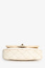 Pre-Loved Chanel Cream Lambskin Top Handle with Chain (As Is)