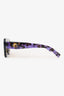 Prada Black/Purple Frame Symbole Square Sunglasses