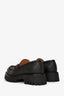 Gucci Black Leather GG Supreme Platform Loafers Size 34.5