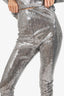 Philosophy di Lorenzo Silver Sequin Long Sleeve Top + Leggings Size 40