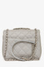 Pre-Loved Chanel™ 2018 Light Grey Caviar Small Urban Companion Bag