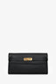Hermès 2012 Black Epsom Leather Kelly Wallet