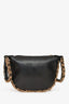 Pre-Loved Chanel™ 2012/13 Black Lambskin Twisted Chain Hobo Mini Handbag