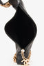Pre-Loved Chanel™ 2012/13 Black Lambskin Twisted Chain Hobo Mini Handbag