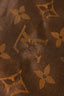 Louis Vuitton Brown Metallic Silk/Wool Monogram Scarf