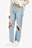 Agolde Blue Ripped '90s' Denim Size 22
