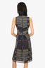 Burberry Black Silk Sleeveless Dress Size 2