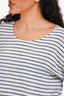 Nili Lotan Blue/White Striped Linen Tunic Dress Size S