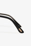 Tom Ford Black/Gold Framed Oversized Sunglasses