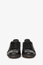 Louis Vuitton Black Leather Monogram Frontrow Sneakers Size 36.5